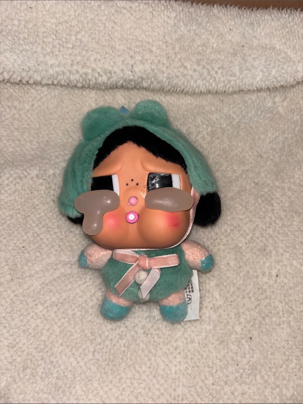 Pot mart Crybaby Baby Doll in Teal and Pink